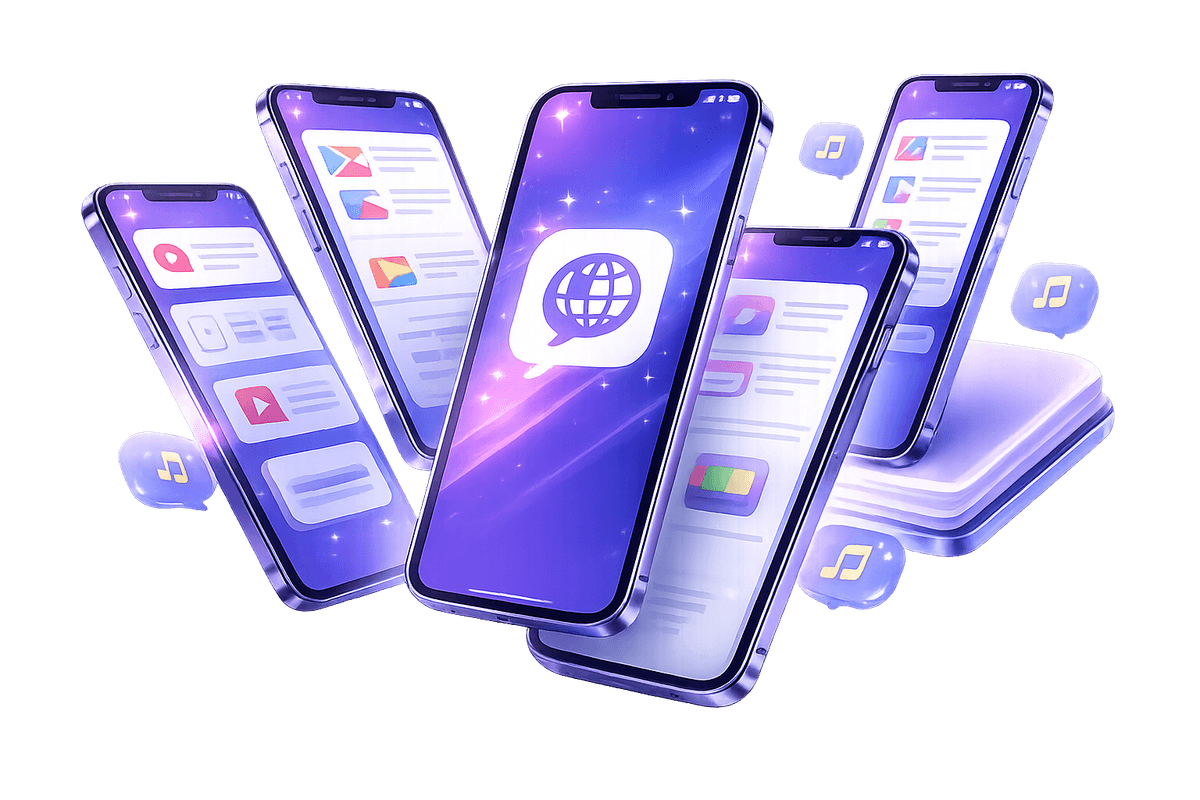 FluenTech app interface