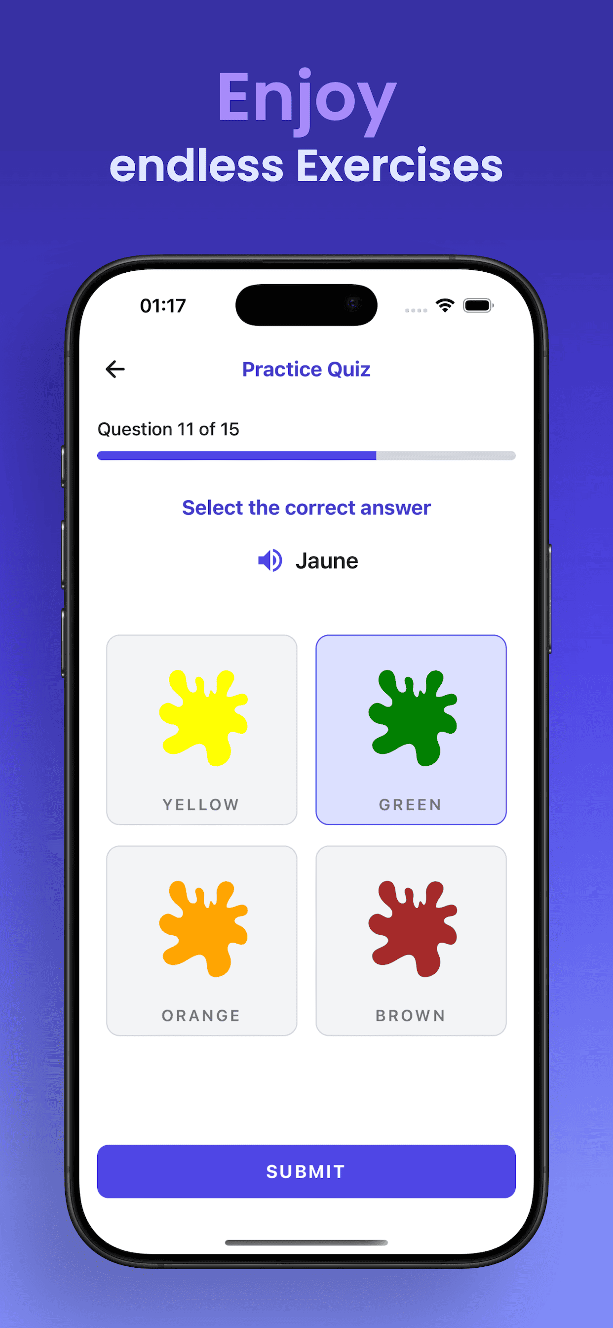 Learn with Endless Exercises