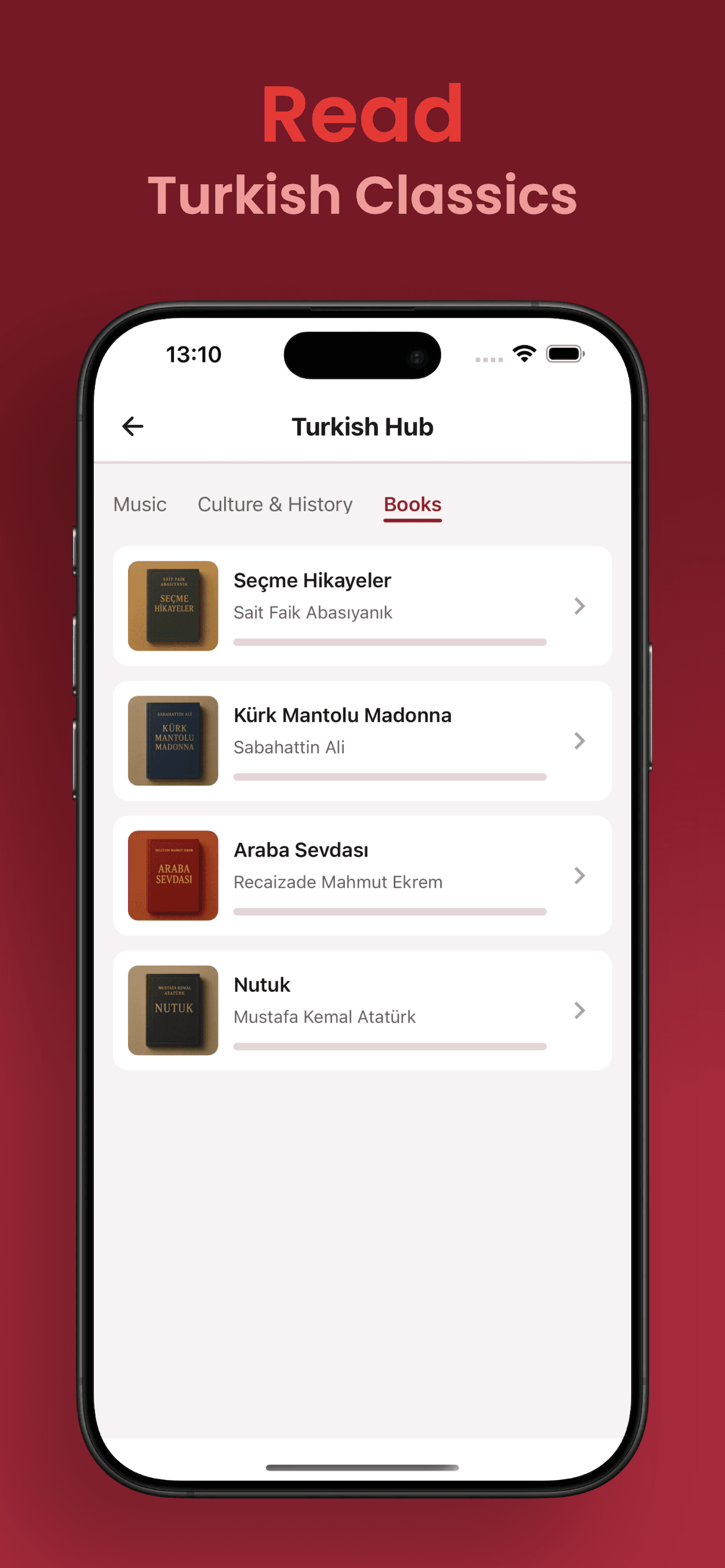 Turkish classical literature screen