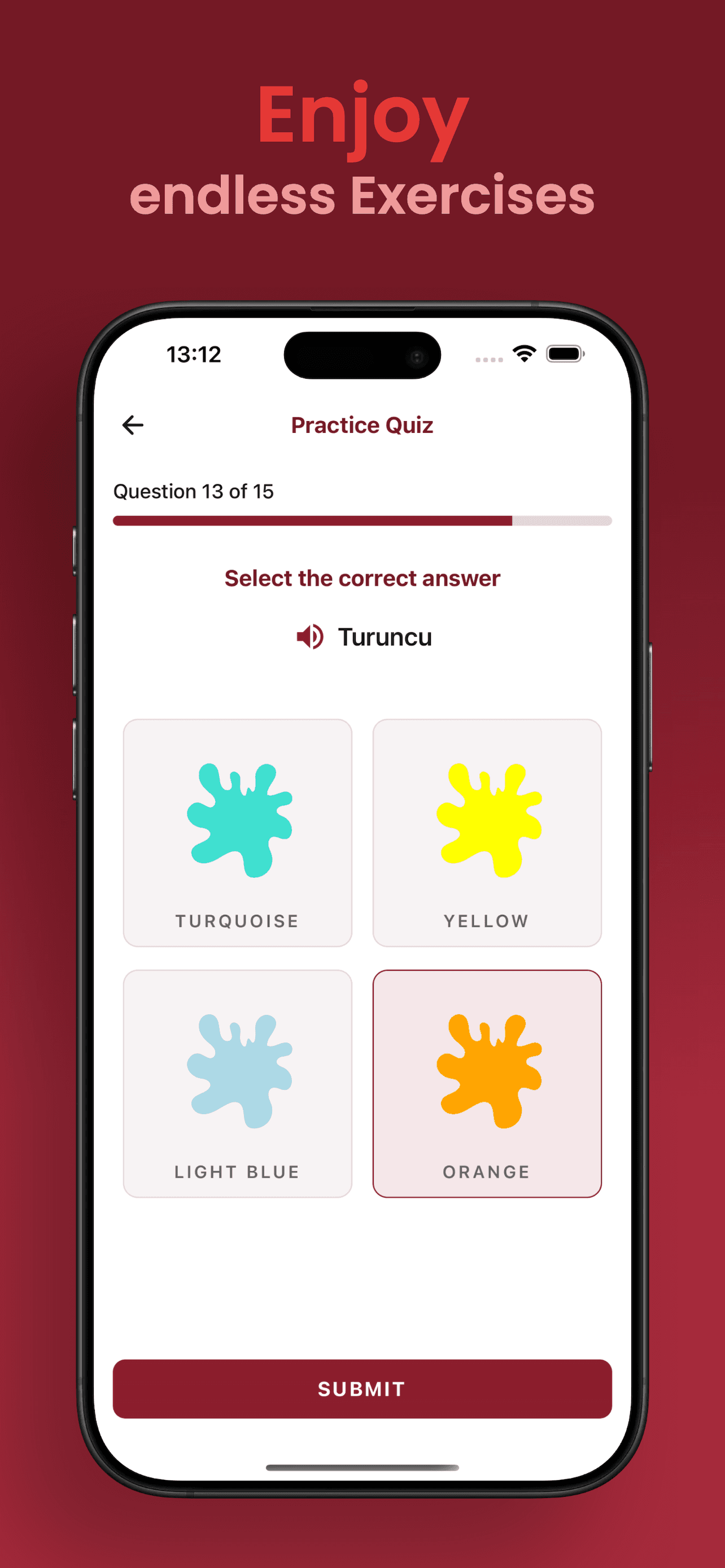 Turkish grammar screen
